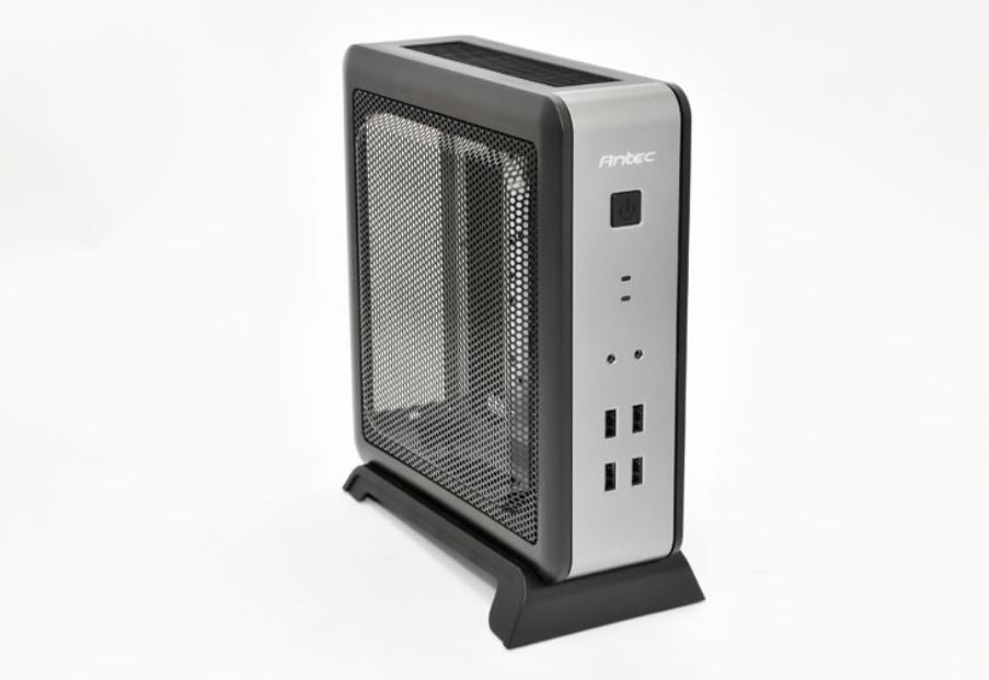 Antec ISK110-VESA Antec ISK110-VESA ITX MB, Slim Form Factor case with External 90w PSU. 2 x USB 3.0 and 2 x USB 2.0. HD Audio. VESA Bracket 100x 100. Case Nuc (LS)