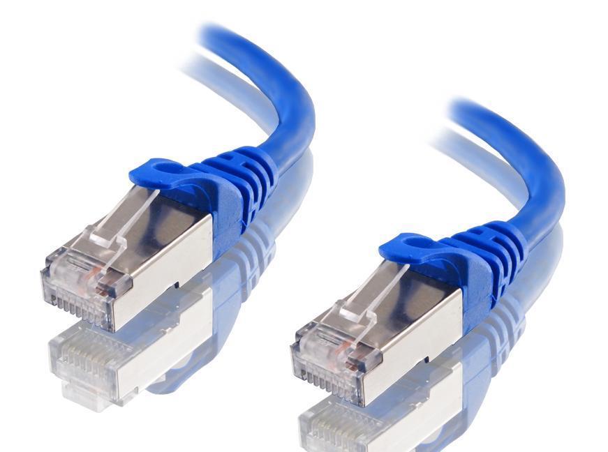 Astrotek AT-RJ45BLUF6A-40M Astrotek CAT6A Shielded Ethernet Cable 40m Blue Color 10GbE RJ45 Network LAN Patch Lead S/FTP LSZH Cord 26AWG