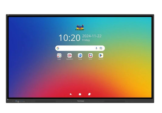 ViewSonic Commercial IFP8634 ViewSonic ViewBoard IFP8634 EDLA Certified ViewBoard 86' 4K Interactive Display, 20% better power efficiency, Android 14 Quad-core CPU & microSD port