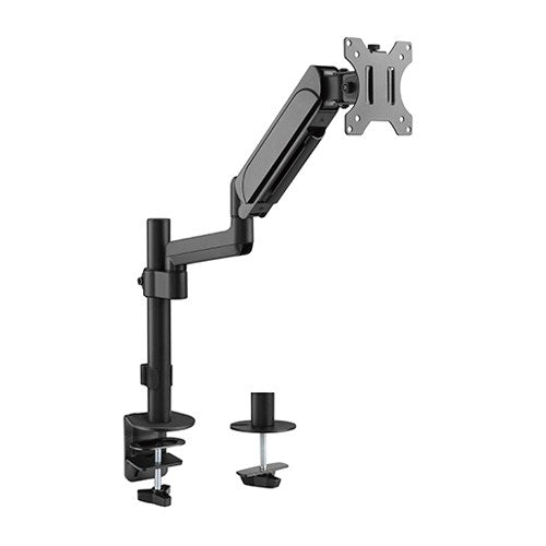 Brateck LDT48-C012 Brateck Single Monitor Pole-Mounted Gas Spring Monitor Arm Fit Most 17' - 32' Monitor Up to 9Kg Per screen VESA 75x75/100x100