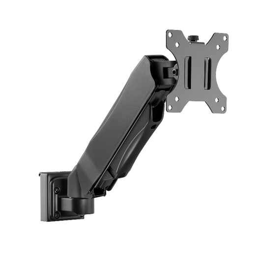 Brateck SW03-8 Brateck Slatwall Gas Spring Monitor Arm, Effortless Monitor Height Adjustment with Gas Spring, for 13'-27' Screen, Up to 6.5kg/Screen (LS)