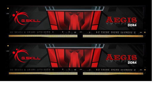 G.SKILL F4-3200C16D-32GIS G.SKILL F4-3200C16D-32GIS 32GB (2 x 16GB)/ PC4-25600 / DDR4 3200 Mhz/ Timings 16-18-18-38/ Voltage 1.35V/ Aegis