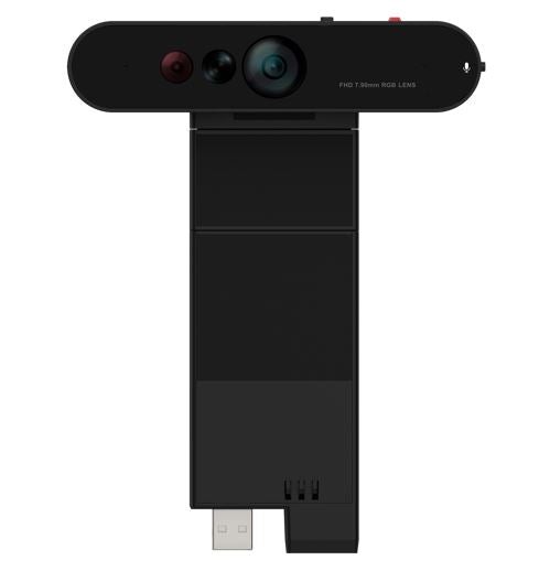 Lenovo 4XC1J05150 LENOVO ThinkVision MC60 Monitor Webcam 1080p IR & RGB dual webcam Microsoft Teams certified 65/78/90 °wide range FOV Smart Traffic Light Microphone