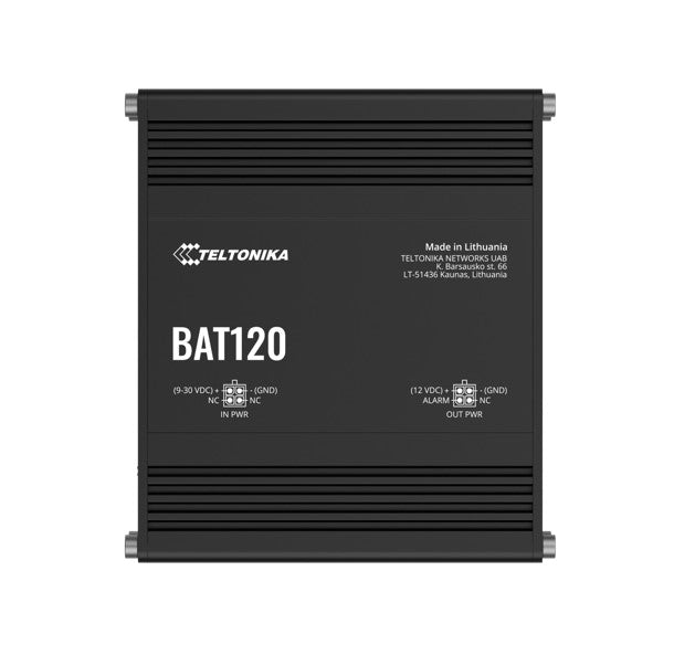 Teltonika BAT120000300 Teltonika Uninterruptable Power Supplies, Two 4-pin DC ports Power Supply, DIN rail and surface mounting options - 6hrs Runtime at Full Load