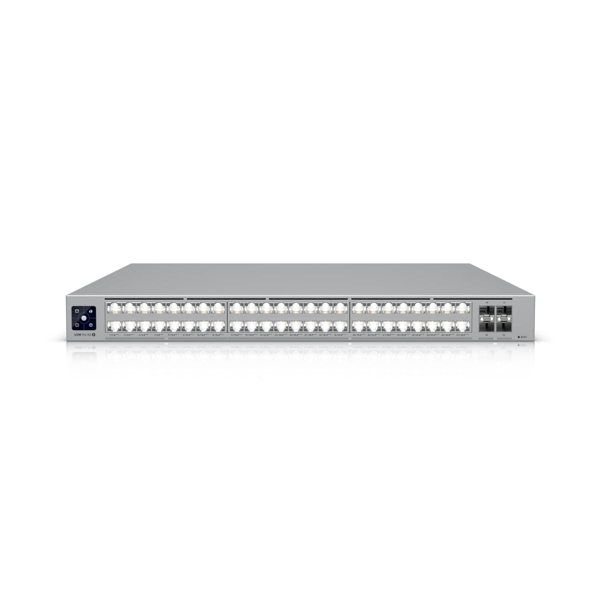Ubiquiti USW-Pro-XG-48-PoE Ubiquiti Pro XG 48 PoE, Professional-grade, 48-port Layer 3 Etherlighting, PoE+++ Switch, (32) 10 GbE, (16) 2.5 GbE PoE, (4) 25G SFP28 Ports