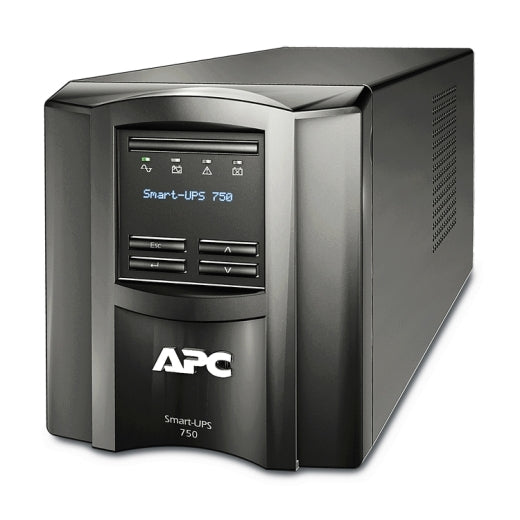 APC SMT750IC APC Smart-UPS 750VA/500W Line Interactive UPS, Tower, 230V/10A Input, 6x IEC C13 Outlets, Lead Acid Battery, SmartConnectLCD
