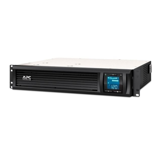 APC SMC1000I-2UC APC Smart-UPS C 1000VA/600W Line Interactive UPS, 2U Rackmount, 230V/10A Input, 4x IEC C13 Outlets, Lead Acid Battery, SmartConnect Port, Graphic LCD